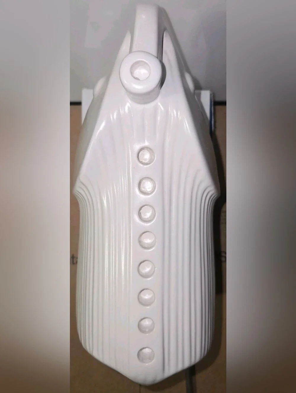 Jonathan Adler Stoneware Elephant Menorah Candle Holder White Glaze Finish